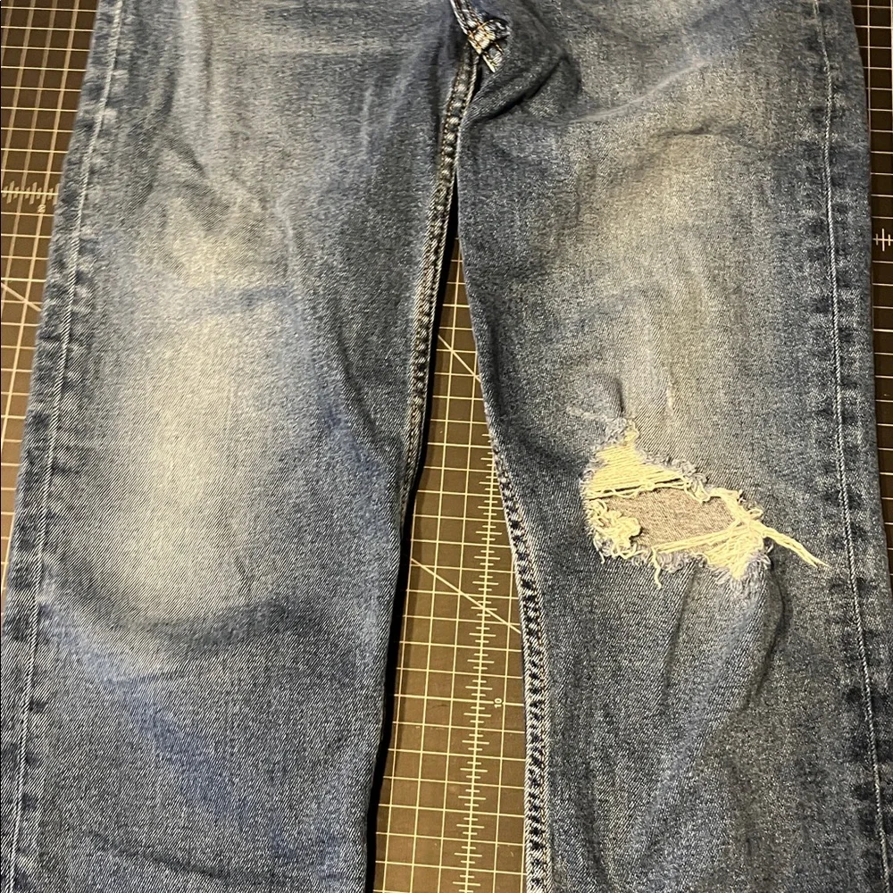 Re/Done Seventies Stove Pipe 27 Blue Straight Jeans distressed - Picture 3 of 9